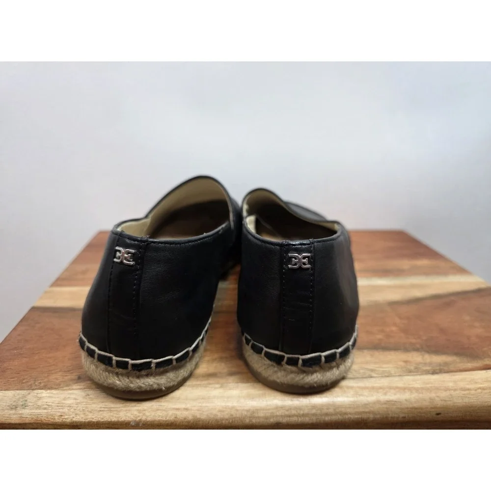 Sam Edelman Kesia Espidrille Loafer Women's Size 10.5 Black Slip On Comfort